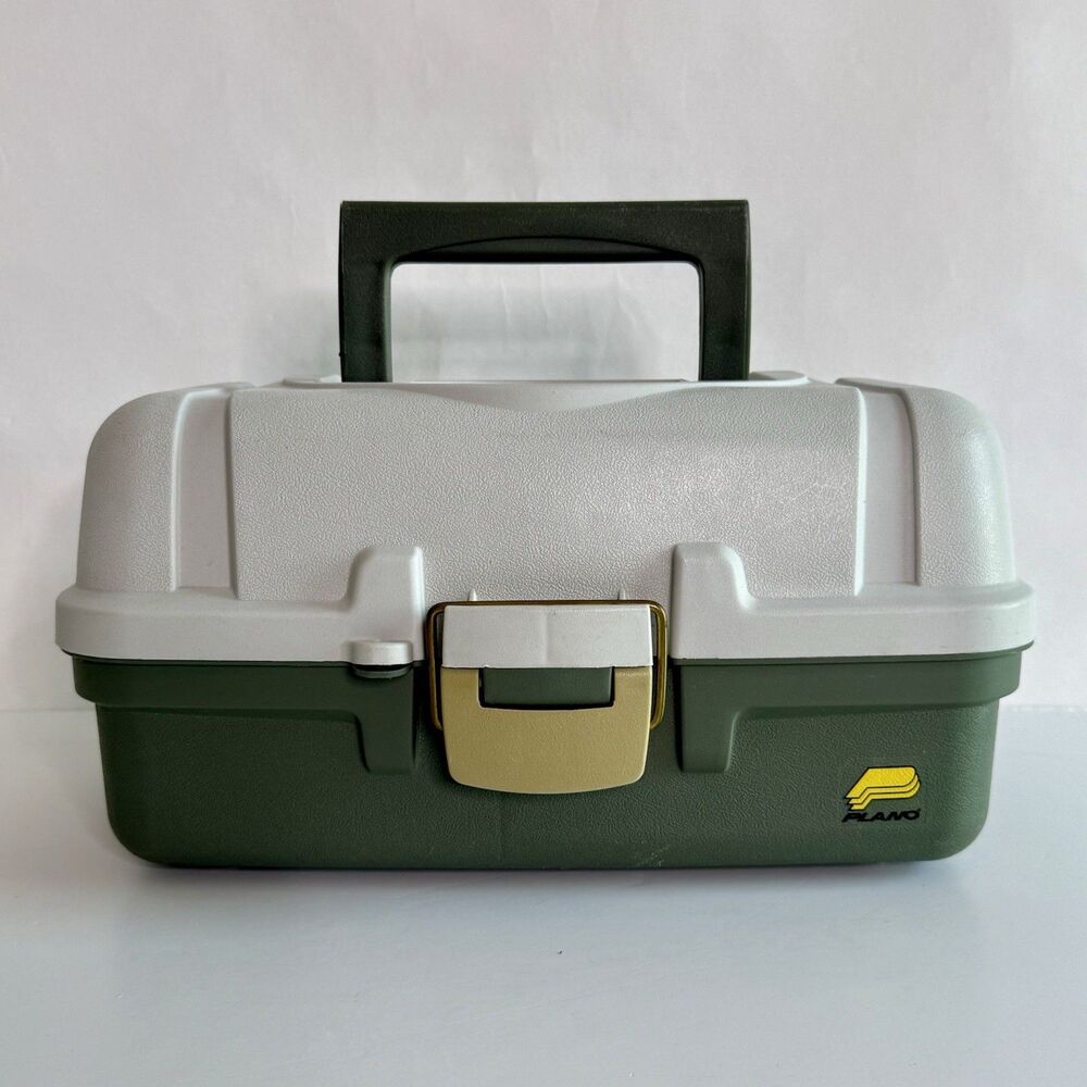 PLANO Tackle Box 6102 - 1 Tray w/Dividers - Fishing - Art - Craft Supply Storage